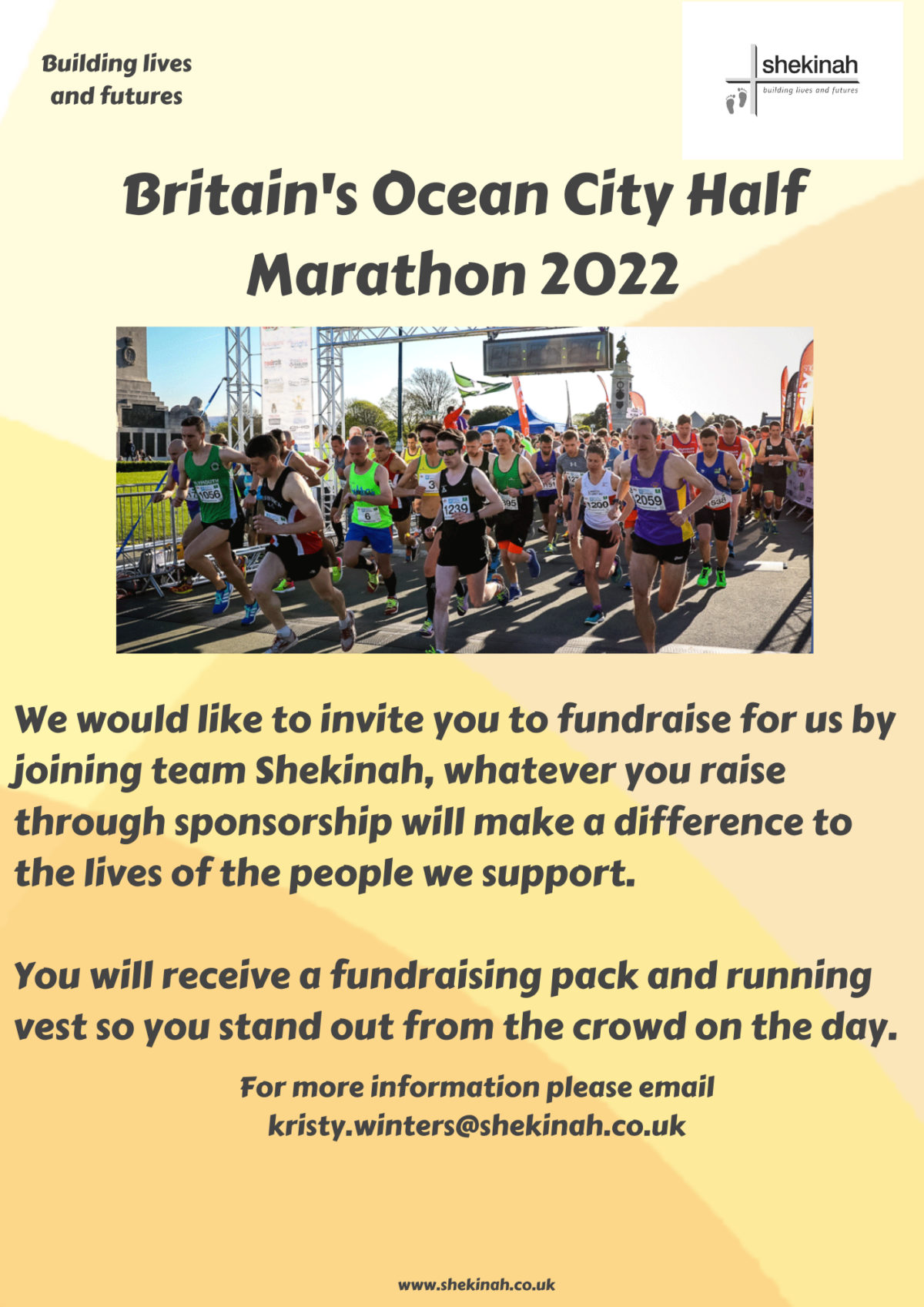 Britain's Ocean City Half Marathon Sunday 19th June 2022! Shekinah